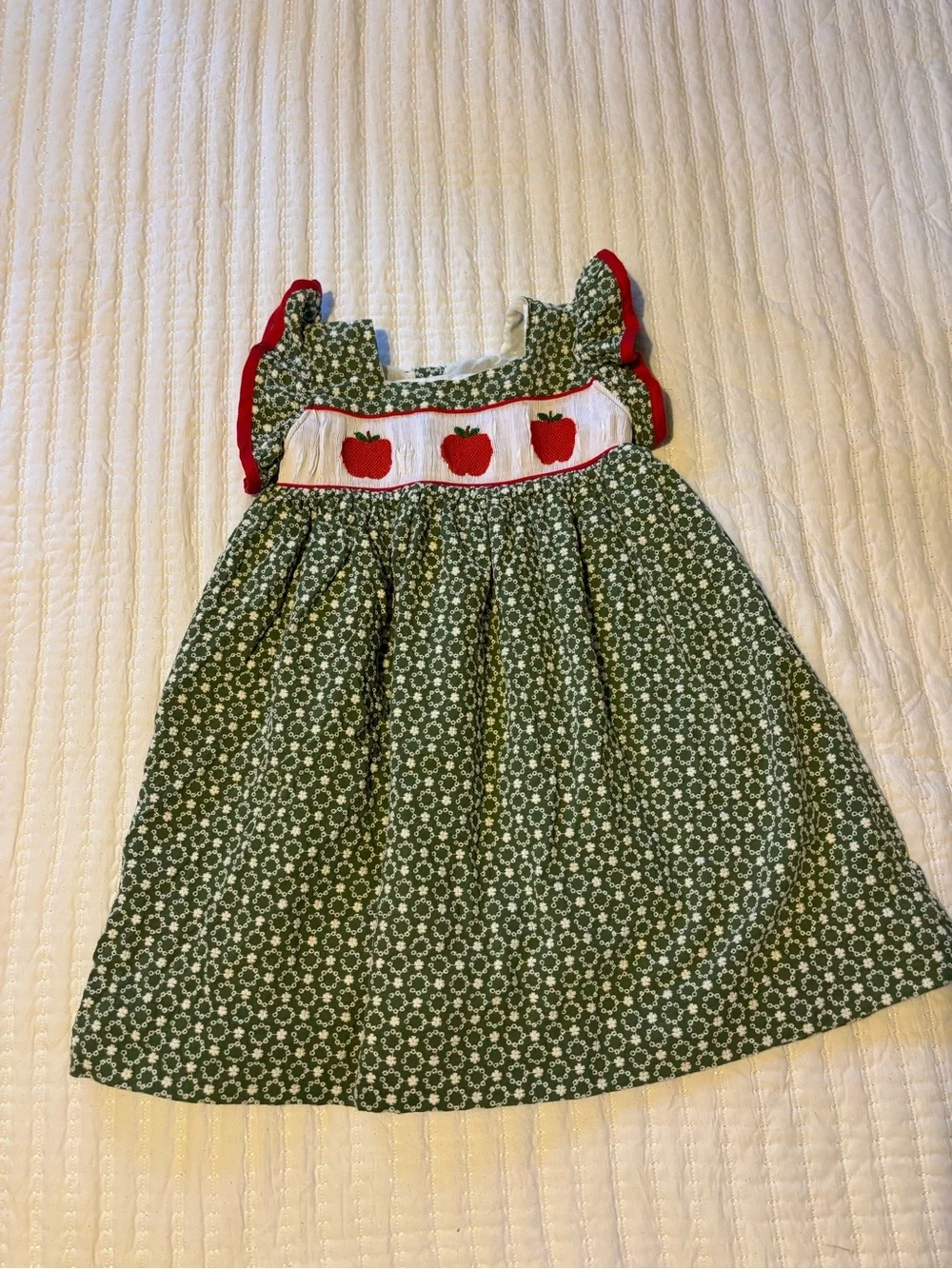 Smockingbird Apple Smocked dress 5